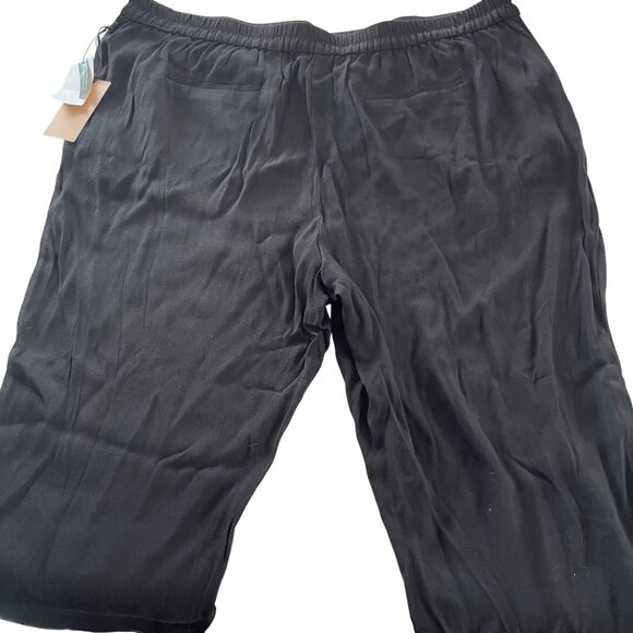 Halogen Dress Pants Womens 20 Black Straight Taylor Fit Mid Rise Pockets - Picture 5 of 8